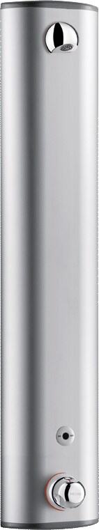 Delabie DU-Elem. SECURITHERM Therm. 6V Batt, Alu, Anschl. verdeckt