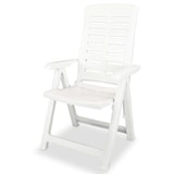 thumbnail of vidaXL Tuinstoelen 2 st verstelbaar kunststof wit