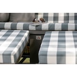 thumbnail of Strandkorb deVries PURE® Standard - PE grey - Dessin 478 - inkl. Schutzhülle