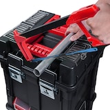 thumbnail of PROREGAL Werkzeugkoffer-Trolley Plus auf Rollen | HxBxT 71,2x49,5x35cm | Polypropylen | Schwarz/Rot