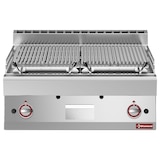 thumbnail of [PLX87-PN] Parrilla de piedra lavica, modulo 1/2 de fusion "double face"