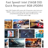 thumbnail of Mini Pc Windows Linux Ordinateur Double Os Barebone Quad-Core 2.4 Ghz Noir + SD 32Go YONIS