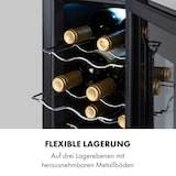 thumbnail of Klarstein Bellevin 8 Uno Weinkühlschrank 23 Liter 11-18 °C LED Touch SingleZone Schwarz