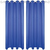thumbnail of Dekoschal Ellen Ösen Blickdicht 2er Pack - 140x245 cm Blau