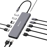 thumbnail of USB-C Pro Multiport-Hub CMH-13, 13 Port,Dockingstation Grau