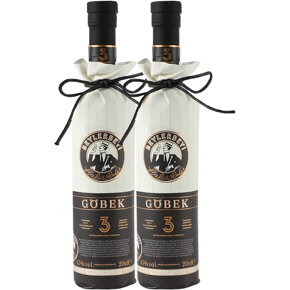 Beylerbeyi Göbek Raki 2 x 20cl 45%