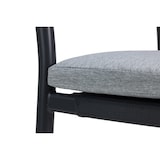 thumbnail of METRO PROFESSIONAL Stapelstoel met armleuningen, incl. kussen, staal/polyrattan/polyester, grijs