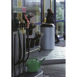 thumbnail of Vlamdovende papierbak 200 ltr - aluminiumgrijs, zwart