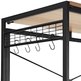 thumbnail of tectake Bureau Paterson pliable 102 x 51 x 77 cm - Bois clair industriel, Chêne Sonoma - 404661