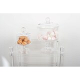 thumbnail of Bonbonnière en verre 12x12x16cm