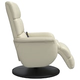 thumbnail of vidaXL Massagesessel mit Fußteil Creme Kunstleder
