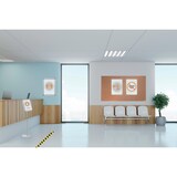 thumbnail of Nobo Premium Plus Wandmontierbarer Klapprahmen 1902209 70 x 100 cm Aluminium Silber 75,5 x 106 cm