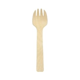 thumbnail of MONOUSO - Cubierto de Madera “Spork” 10,5cm (1.200 Uds)