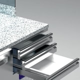 thumbnail of Table réfrigérée pizzeria 3 portes 3 tiroirs 8 x GN1/4 - Diamond