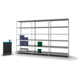 thumbnail of PROREGAL Fachbodenregal Schraubsystem | Grundregal | HxBxT 250x130x60cm | 6 Ebenen | Fachlast 125 kg | Beidseitig nutzbar | Verzinkt