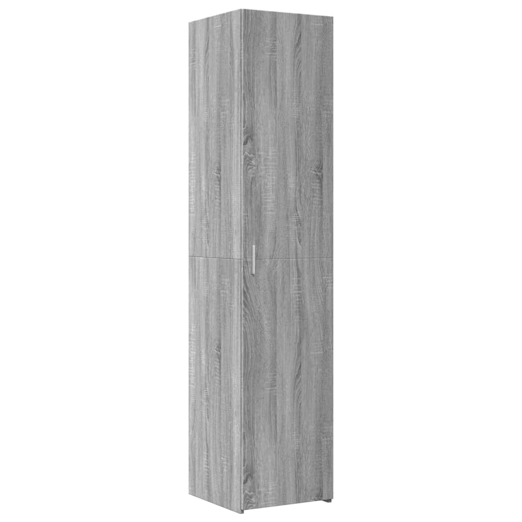 Helloshop26 - Buffet Sideboard Kommode Kleiderschrank Aufbewahrungsmöbel Organizer Küche Wohnzimmer Lounge hohe Sonoma-Eiche 40 x 02_0035363