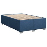 thumbnail of vidaXL Boxspringbett mit Matratze Blau 100x200 cm Stoff