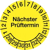 thumbnail of Dreifke® Prüfplakette, Nächster Prüftermin, Dokumenten - 30 mm Dokumentenfolie selbstklebend, 10 St