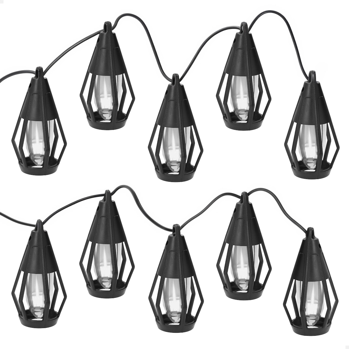 Una cadena de 10 luces.
