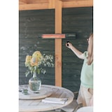 thumbnail of Riscaldatore da terrazza Sunred RD-DARK - Alluminio - Lunghezza 86 cm, Altezza 16,5 cm - nero - 2000 Watt