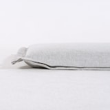 thumbnail of Cojín para banco de exterior color Gris claro, Tamaño 110x49x5 cm, Repelente al agua