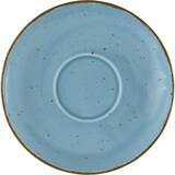thumbnail of Untertasse, Serie Aida, türkis, braun gesprenkelt, Ø 160 mm