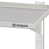 thumbnail of Stalgast Edelstahl Wandbord mit Konsolen, und Wandschienen, 1200x400x400 mm, höhenverstellbar, verschweißt