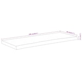 thumbnail of vidaXL Tischplatte 100x40x2,5cm Rechteckig Massivholz Akazie Baumkante