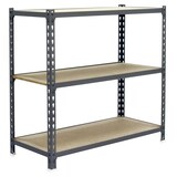 thumbnail of SimonRack Schwerlastregal 1000x800x500 mm, 3 Ebenen, Holzböden, 150 kg Tragkraft pro Ebene, Grau - Maderclick