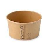 thumbnail of BIOZOYG Salatschale 300 Stück 800 ml braun Suppenschalen Einwegschalen Einweggeschirr Deli Container Bowl to go Kartonschale Einweg Suppenbehälter