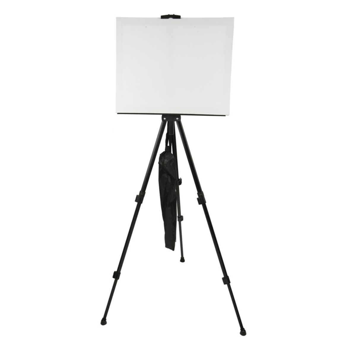 WellHome - Opvouwbare metalen ezel met draagtas Maximale hoogte 162 cm