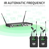 thumbnail of Microphone Sans Fil Pro Pour Scène Avec Moniteur Intra-Auriculaire 4 Packs YONIS