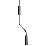 thumbnail of tectake Estor vertical ELOISE con 2 soportes de pared - 200 x 250 cm gris oscuro