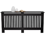 thumbnail of ECD Germany Heizkörperverkleidung Landhausstil 152x19x82 cm Schwarz, MDF lackiert, Heizungsverkleidung Heizkörperabdeckung für Wohnzimmer &