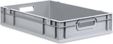 thumbnail of PROREGAL Eurobox NextGen Grip | HxBxT 12x40x60cm | 23 Liter | Griffe offen | Glatter Boden | Eurobehälter, Transportbox, Transportbehälter