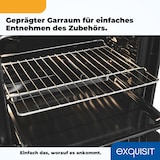 thumbnail of Exquisit Einbaubackofen EBE255-020 schwarz | Energieeffizienzklasse A | 59,0 l Garraum | Einbaubackofen 60 cm