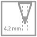 thumbnail of Ergonomischer Buntstift EASYcolors - 4,2 mm, orange