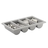 thumbnail of METRO PROFESSIONAL Range-couverts, polypropylène, 32.5 x 53 x 10 cm, 4 compartiments, gris