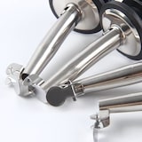 thumbnail of Ausgießer für Flaschen Edelstahl mit Verschlusskappe - 10er Set