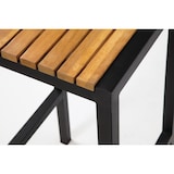 thumbnail of Bolero barkruk staal en acaciahout