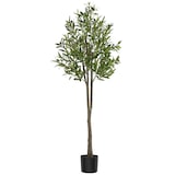 thumbnail of tectake Árbol de olivo artificial OLEAND, con textura realista  Verde