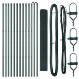 thumbnail of vidaXL Zaunpfosten Grün 25 x 1 m (16 x 16 mm Netz) Stahl