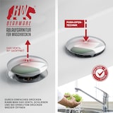 thumbnail of BEARWARE Ablaufgarnitur mit Überlauf Stöpsel - Messing verchromt - 11/4 Zoll - Ablaufventil - für Waschbecken Spüle Küche Bad - Ersatzdichtungen