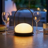 thumbnail of Lumisky DAY kabellose tragbare Lampe H22CM Stahl Schwarz
