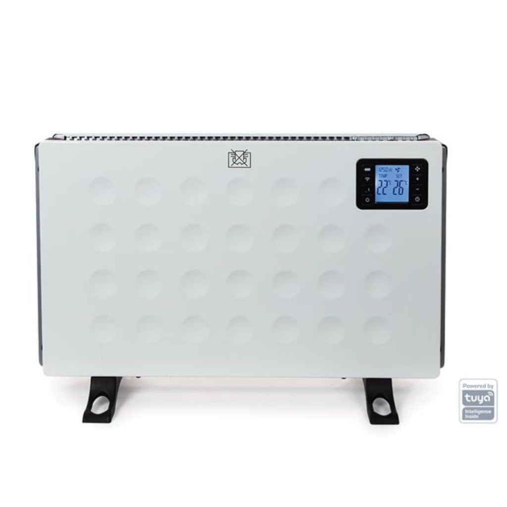 Aquecedor de convector inteligente, para uso interno, três configurações de calor, 2000 W