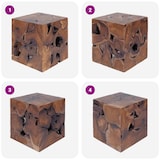 thumbnail of vidaXL Hocker Massivholz Teak