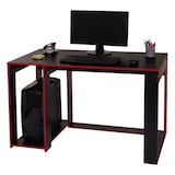 thumbnail of Décoshop26 - Computertisch 120x60x76cm schwarz/rot MDF 04_0001454