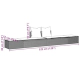 thumbnail of vidaXL Ligbed 2-persoons met kussens poly rattan zwart