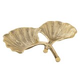 thumbnail of Dekoschale Schale Masterbox 18-teilig Aluminium Ginkgo 2 Blatt Blattschale : gold