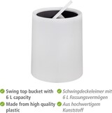 thumbnail of WENKO Schwingdeckeleimer Mod. Atri Weiß, Fassungsvermögen: 6 Liter